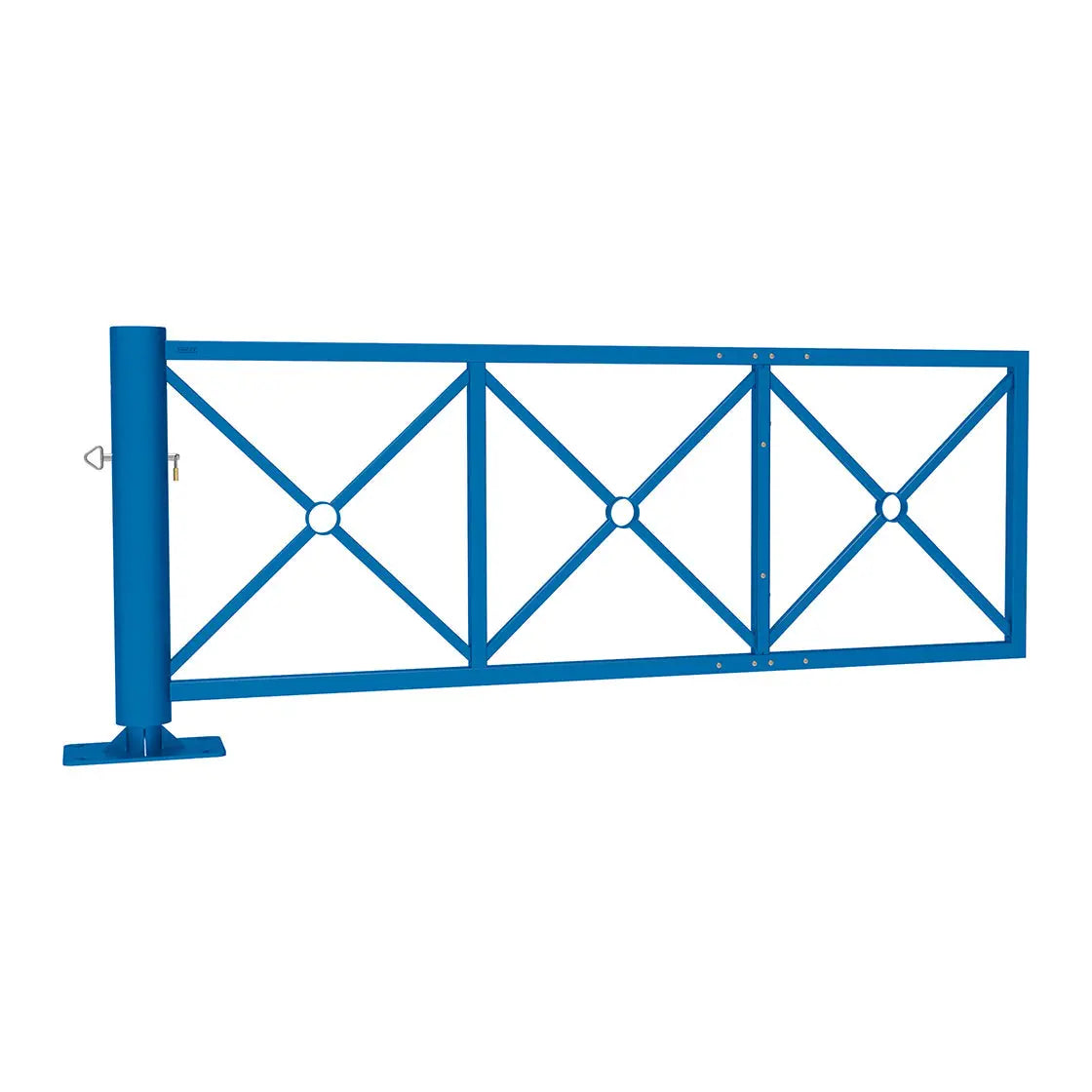 Barrière tournante déco 2 662 mm, coloris Bleu 5010