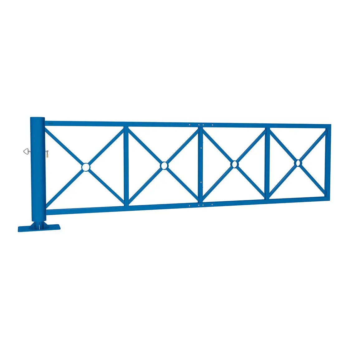 Barrière tournante déco 3 502 mm, coloris Bleu 5010