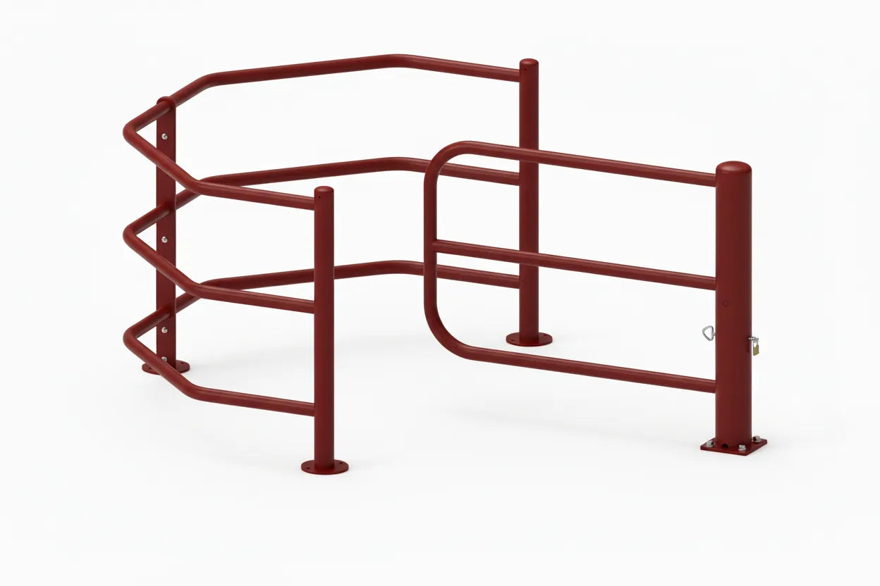 Barrière sélective fixe et barrière tournante 1,40m Procity