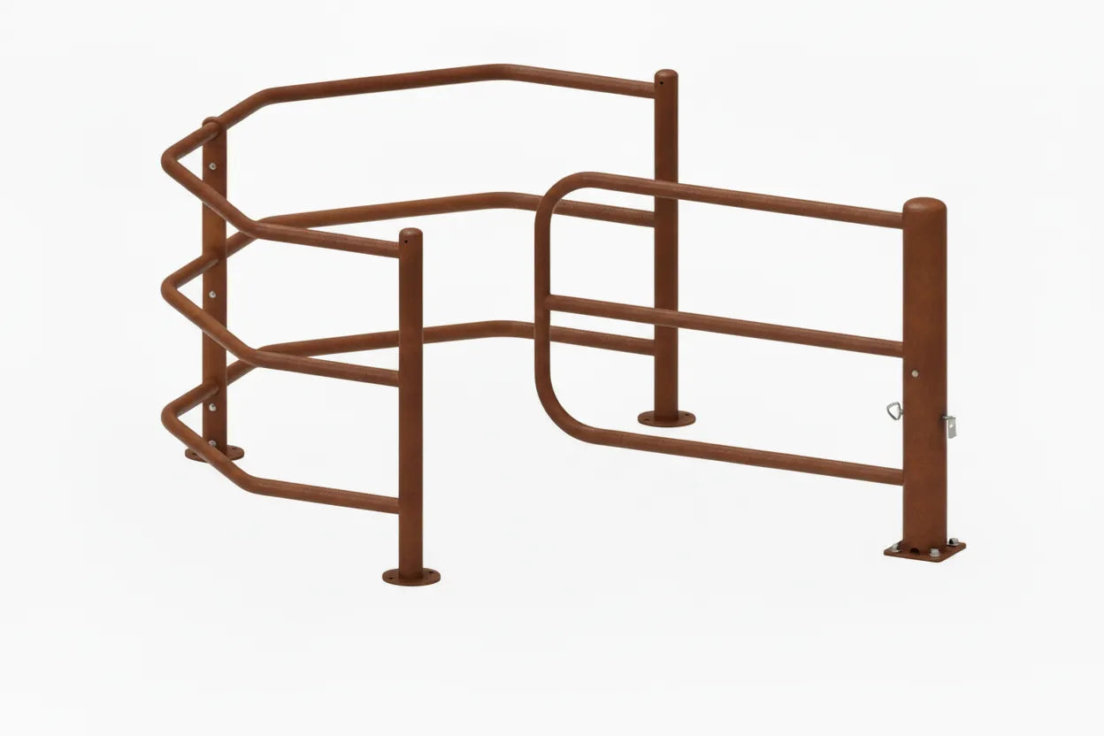 Barrière sélective fixe et barrière tournante 1,40m Procity