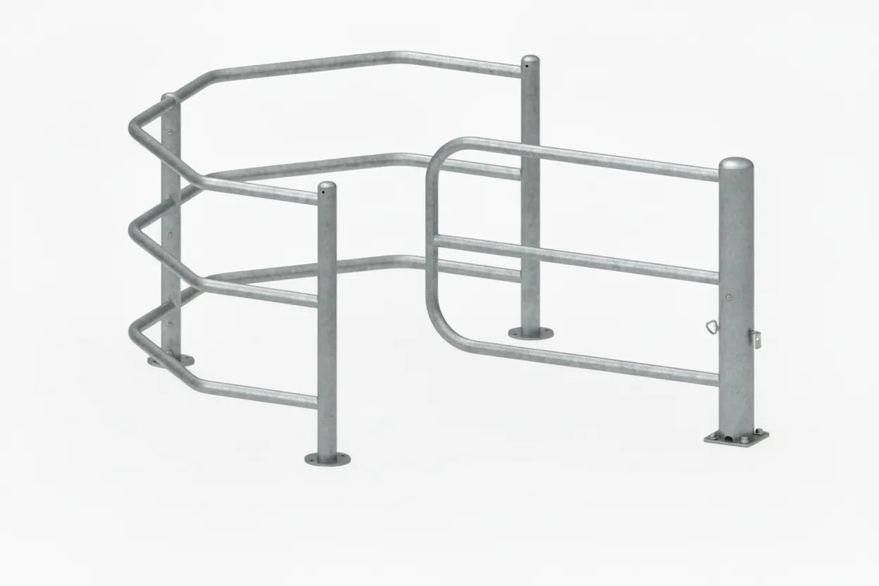 Barrière sélective fixe et barrière tournante 1,40m Procity