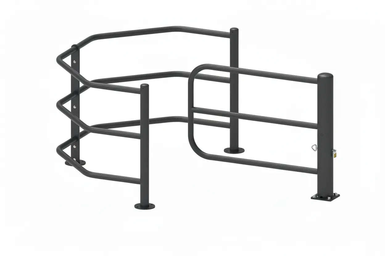 Barrière sélective fixe et barrière tournante 1,40m Procity