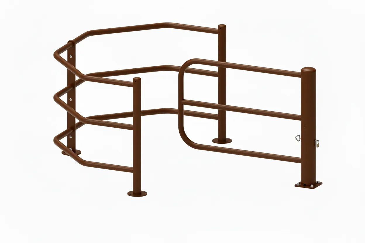 Barrière sélective fixe et barrière tournante 1,40m Procity