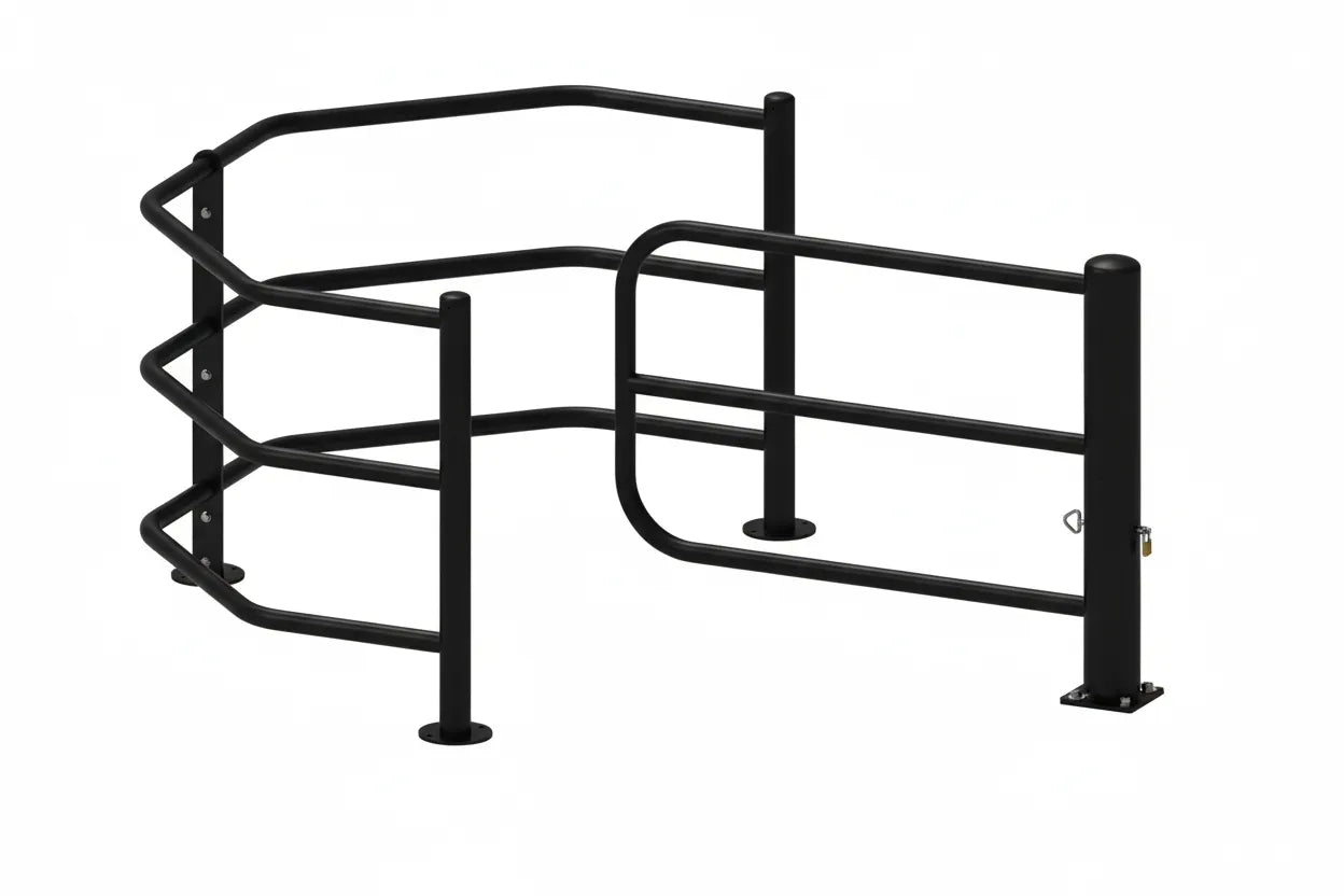 Barrière sélective fixe et barrière tournante 1,40m Procity