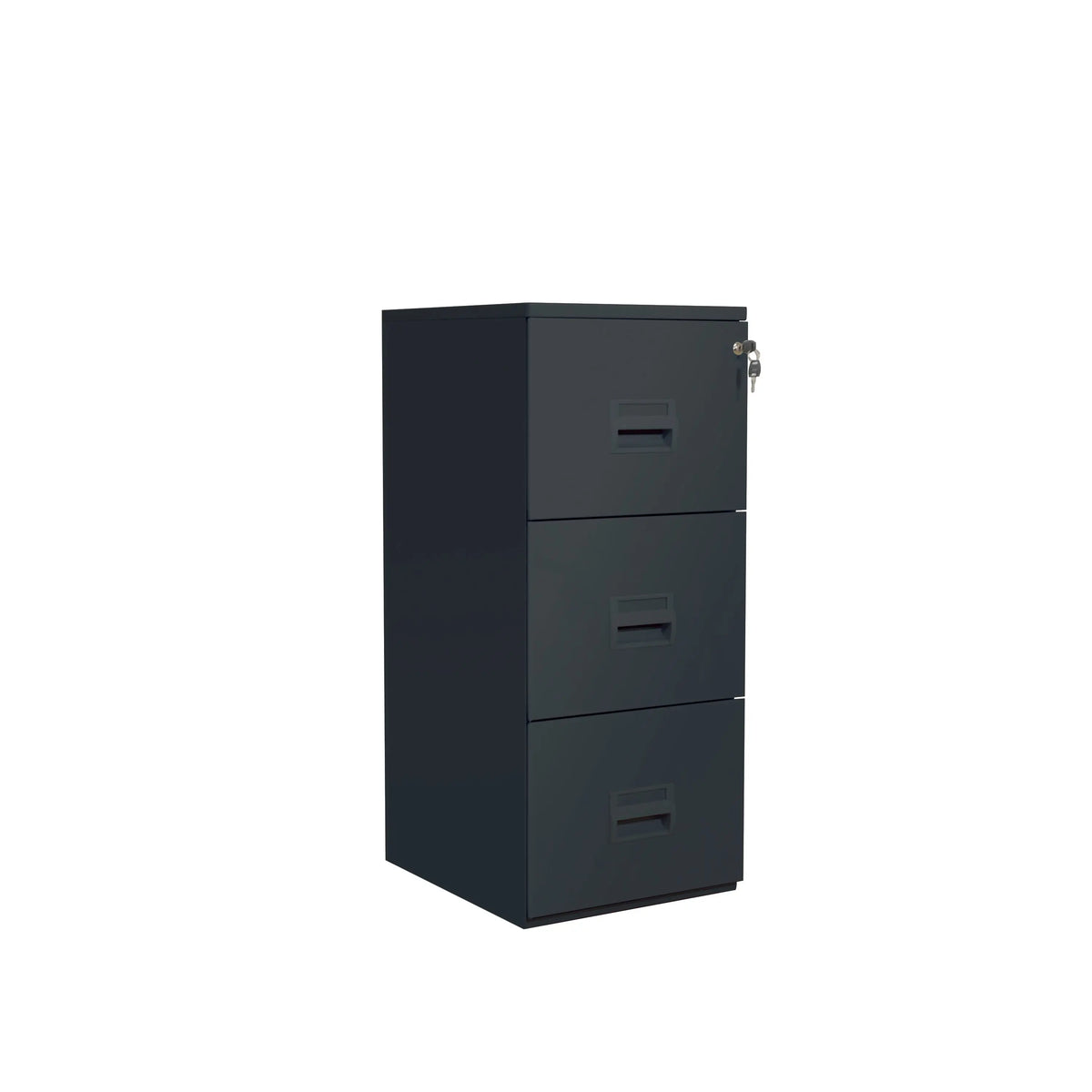 Classeur 3 tiroirs anthracite RAL 7016 pour bureau et administration