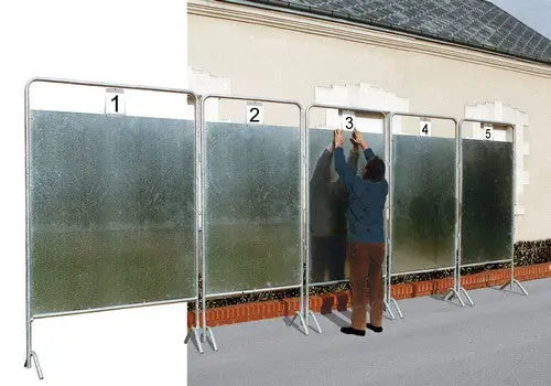 Panneau électoral tube rond france collectivités