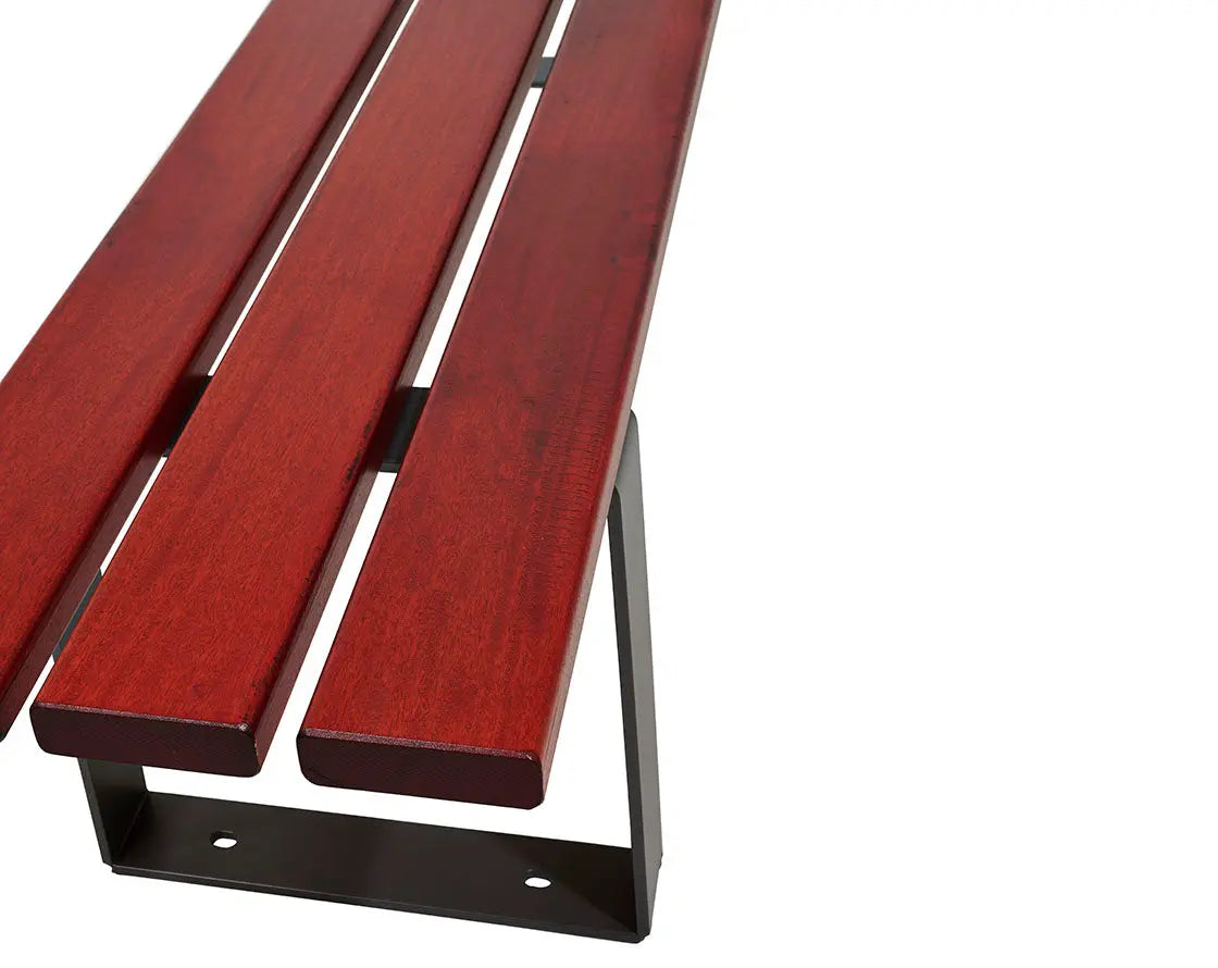 Banquette Riga acier et bois