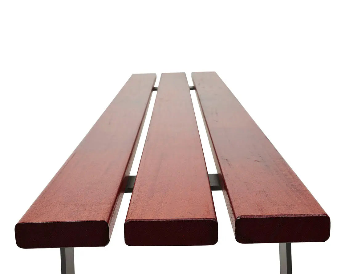 Banquette Riga acier et bois