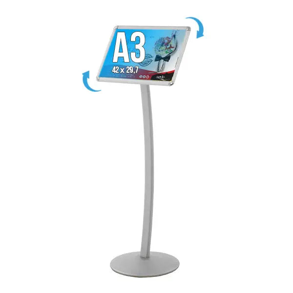 Porte-messages Cadro-clic A4 et A3 courbés france collectivités