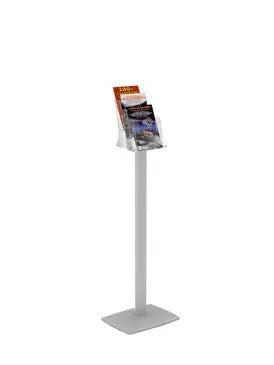 Présentoir porte brochures cristal sur pied france collectivités