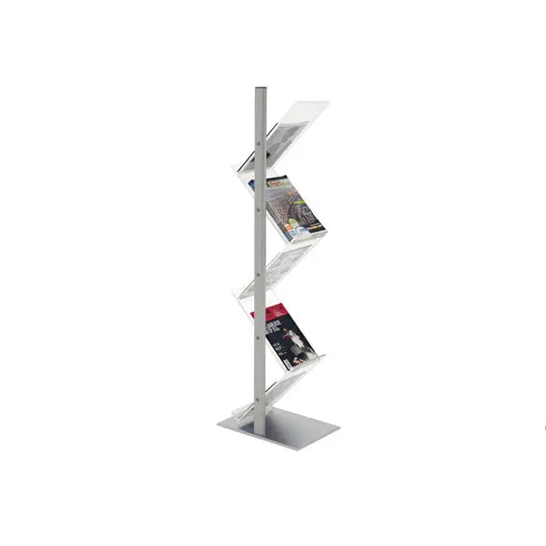 Présentoir ZIG-ZAG alu cristal multiformats france collectivités