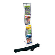 Présentoir brochure-display pliant et portable 4 cases france collectivités