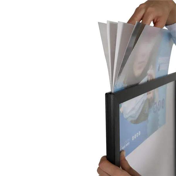 Porte-affiches 2 faces sur pied à ressorts france collectivités