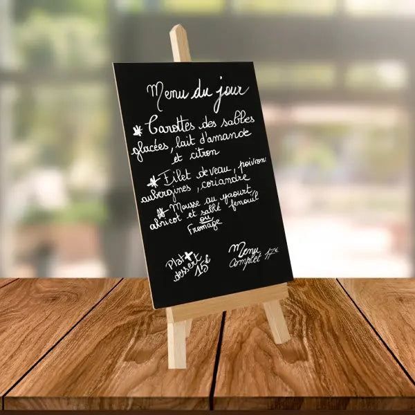Mini chevalet de table/comptoir pliant france collectivités