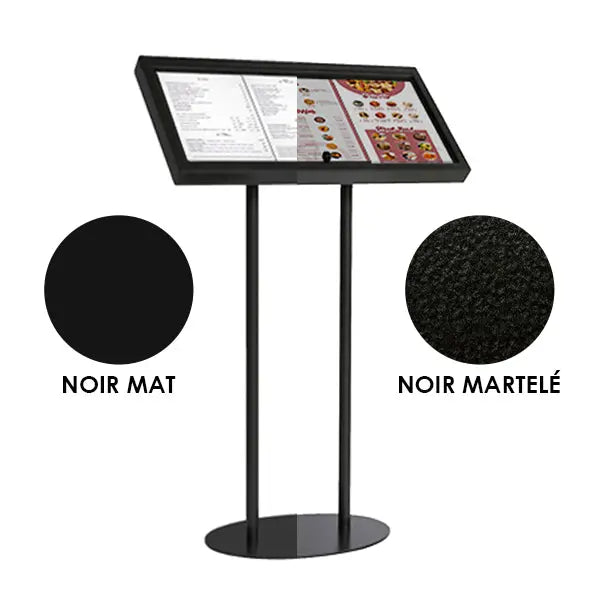 Porte-menu de restaurant, 3 ou 4 feuilles A4 france collectivités