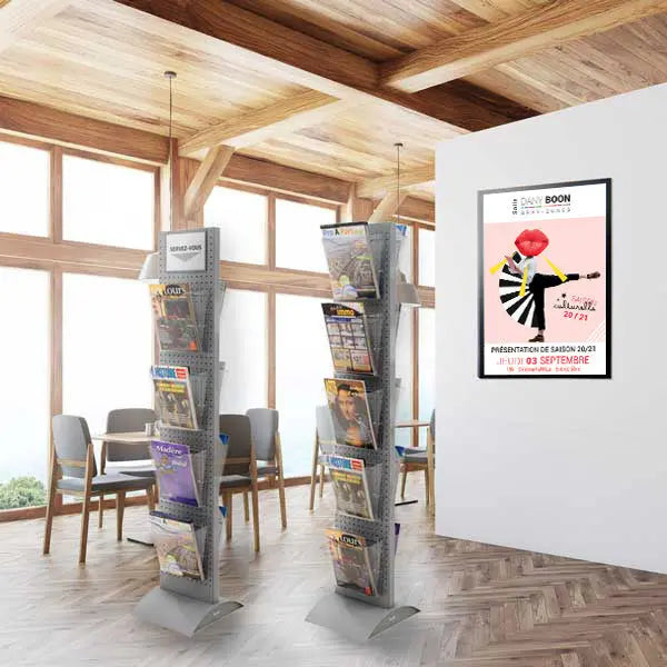 Totem brochures info-displays double-faces france collectivités