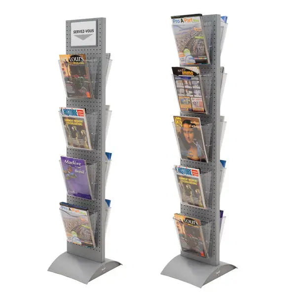 Totem brochures info-displays double-faces france collectivités