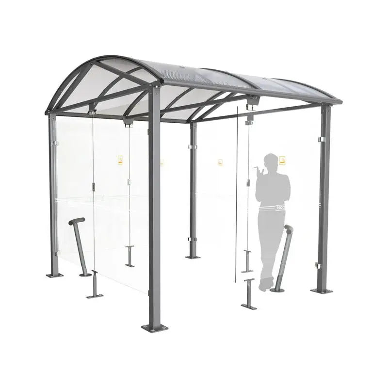 Assis-debout parasol pour abri fumeurs voûte L - France Collectivités