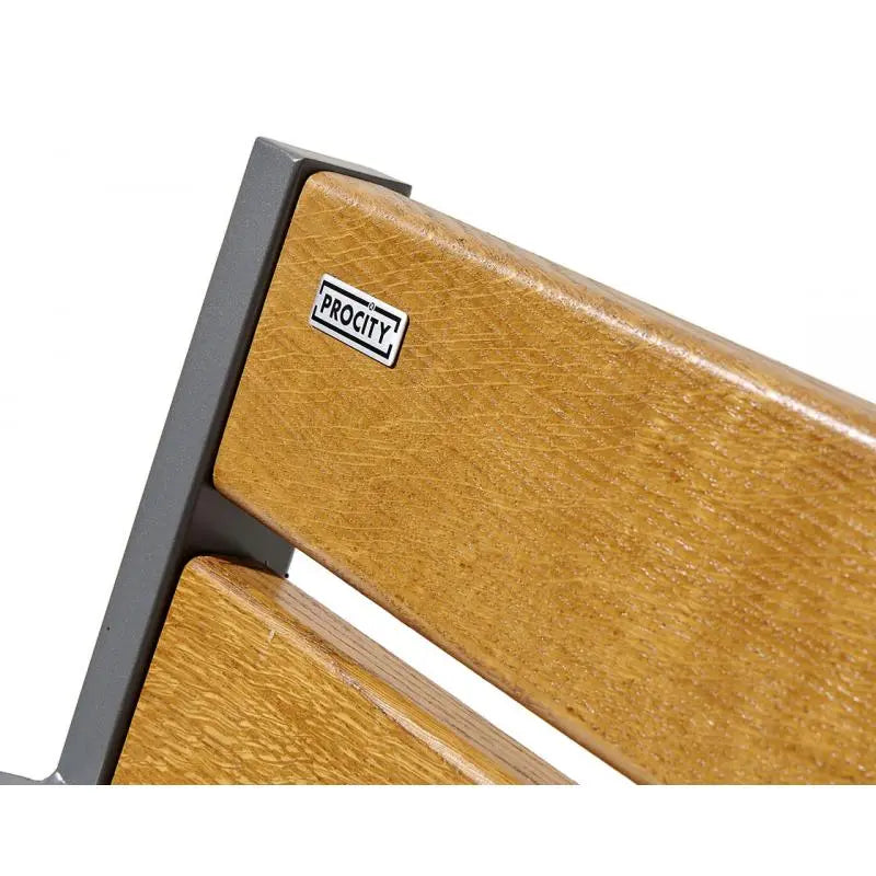 Chaise longue bois et acier Silaos