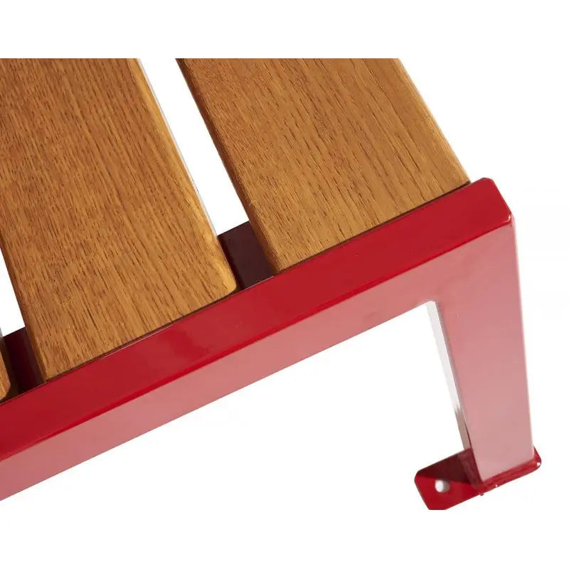 Chaise longue bois et acier Silaos