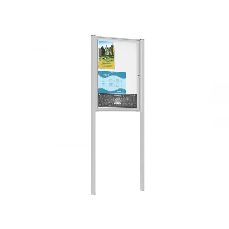Vitrine Tradition simple battant sur poteaux Procity