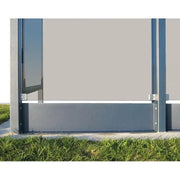 Bavette coupe vent et coupe neige pour vitrage abribus Conviviale® - France Collectivités