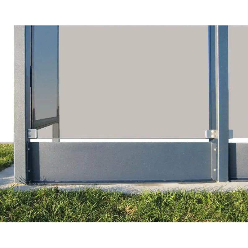 Bavette coupe vent et coupe neige pour vitrage abribus Conviviale® - France Collectivités