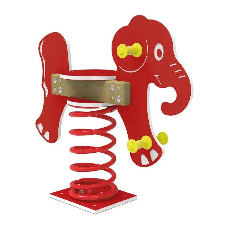 Jeu sur ressort Éléphant 1 place pour crèche et maternelle