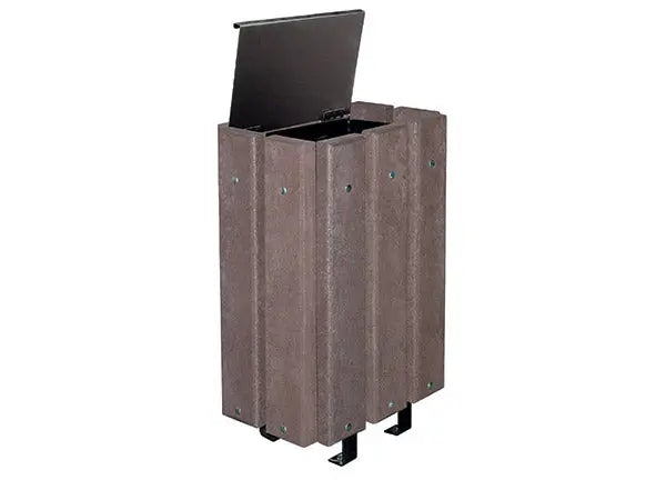 Corbeille Moray 48 litres lames en plastique recyclées