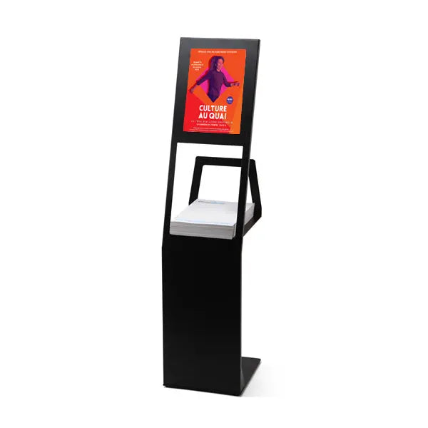 Porte-catalogue grande capacité avec visuel A4 france collectivités