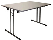 Table pliante Landes 120 x 80 cm avec plateau mélaminé certifié PEFC