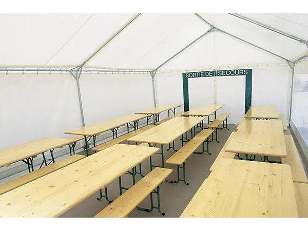 Abri réception 5 x 4 m france collectivités