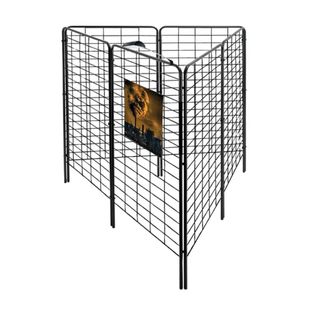 Lot de 3 grilles - H 200 x L 100 cm avec 6 clips france collectivités