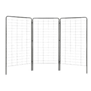 Lot de 3 grilles - H 200 x L 100 cm avec 6 clips france collectivités