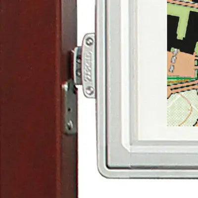 Vitrine aluminium et bois simple face Procity