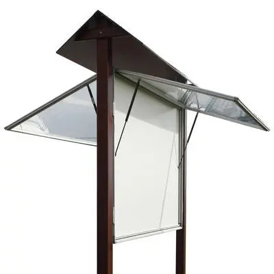 Vitrine aluminium et bois double face 2 X 27 feuilles A4 Procity