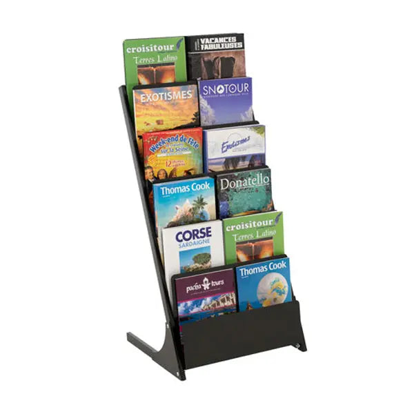 Présentoir multiformats 6 niveaux Black-line france collectivités