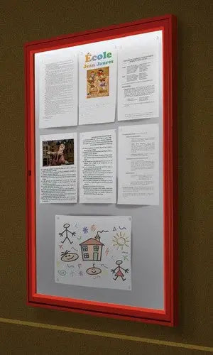 Vitrine référence simple alu Procity