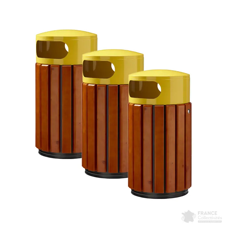 Corbeille bois basic Zeno 40 ou 60 litres