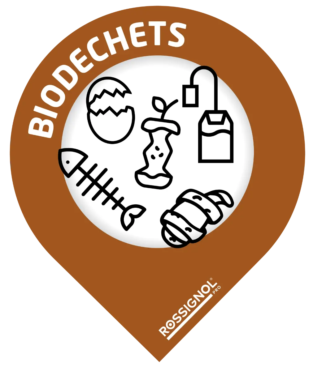 Lot de 10 stickers de tri sélectif Collec
