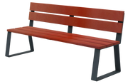 Banc en bois à fixer Ballade