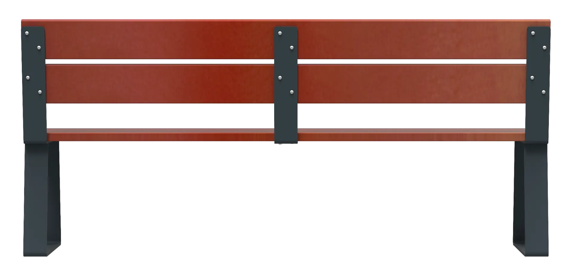 Banc en bois à fixer Ballade