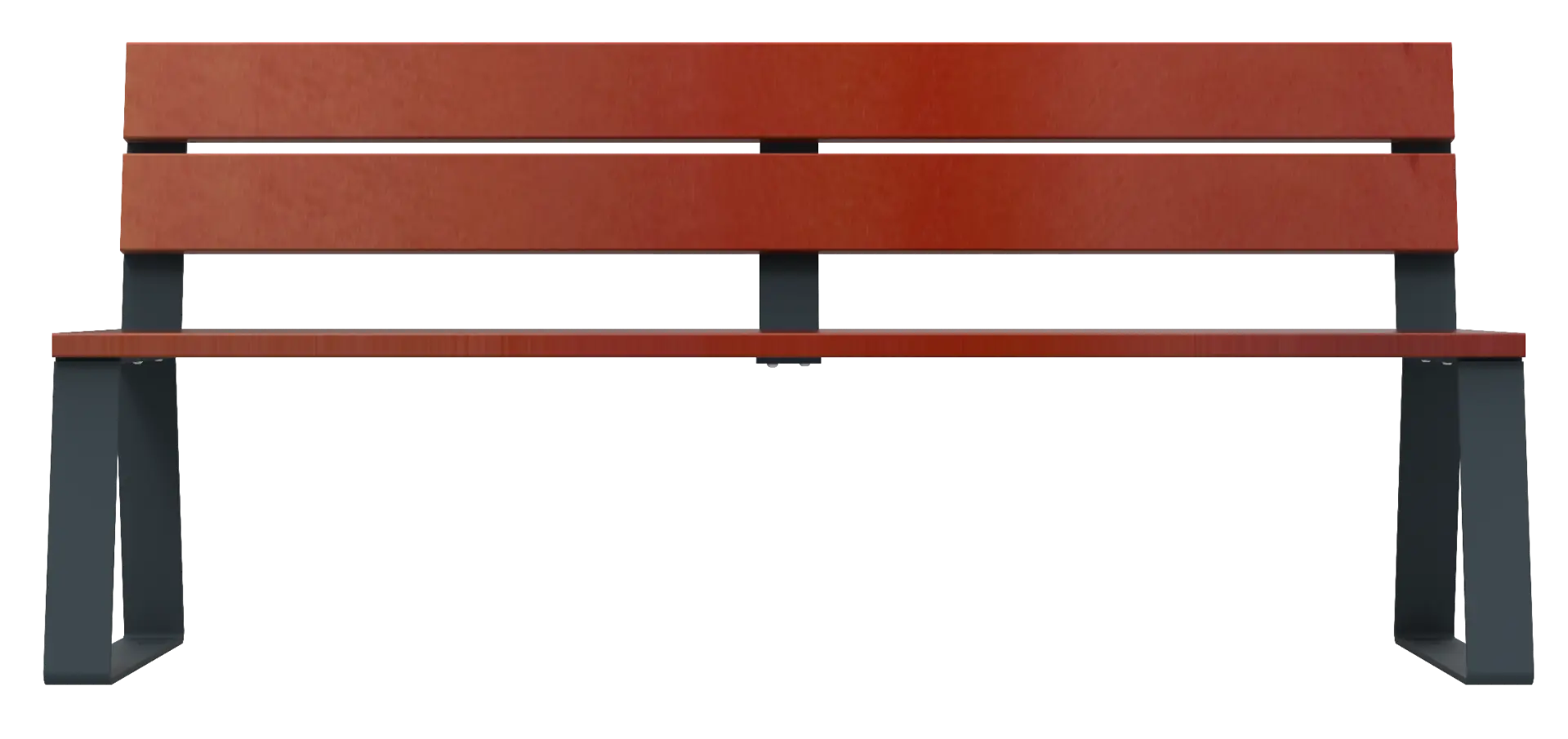Banc en bois à fixer Ballade