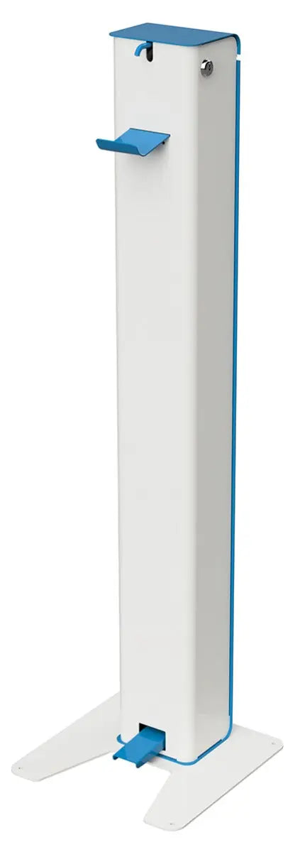 Borne de désinfection des mains à pédale pour flacon sur pied Cubagel Rossignol