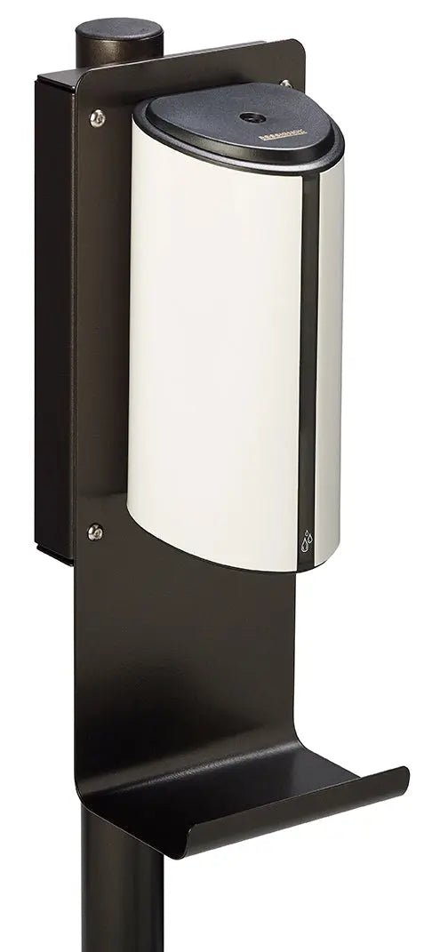 Station de désinfection des mains automatique murale ou pour poteau Sanimains Rossignol
