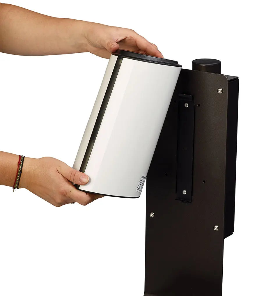 Station de désinfection des mains automatique murale ou pour poteau Sanimains Rossignol