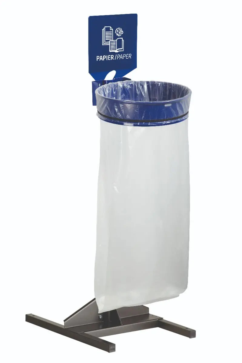 Kit sur socle support sac 110L ECOLLECTO 1 flux Rossignol