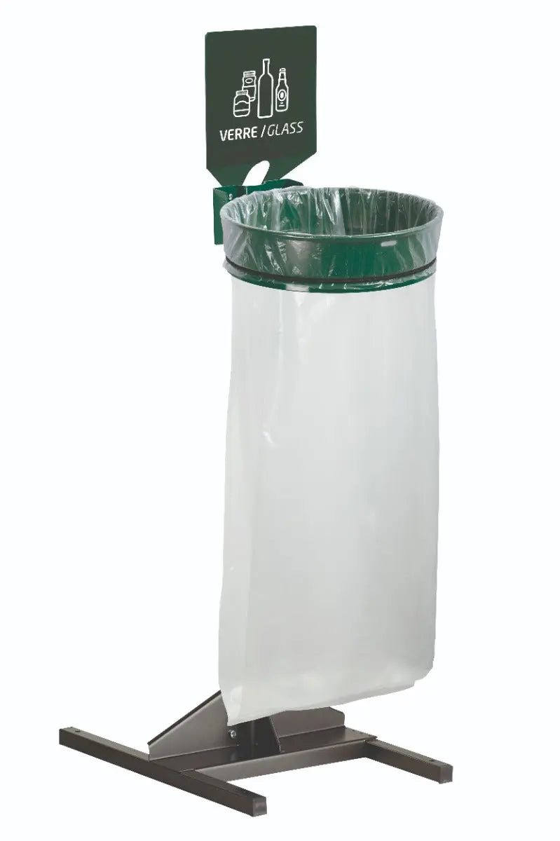 Kit sur socle support sac 110L ECOLLECTO 1 flux Rossignol
