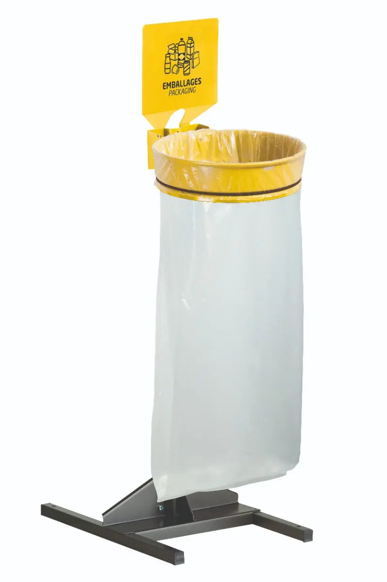 Kit sur socle support sac 110L ECOLLECTO 1 flux Rossignol