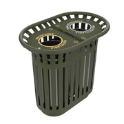 Corbeille 2 x 40L avec couvercle Tulipe